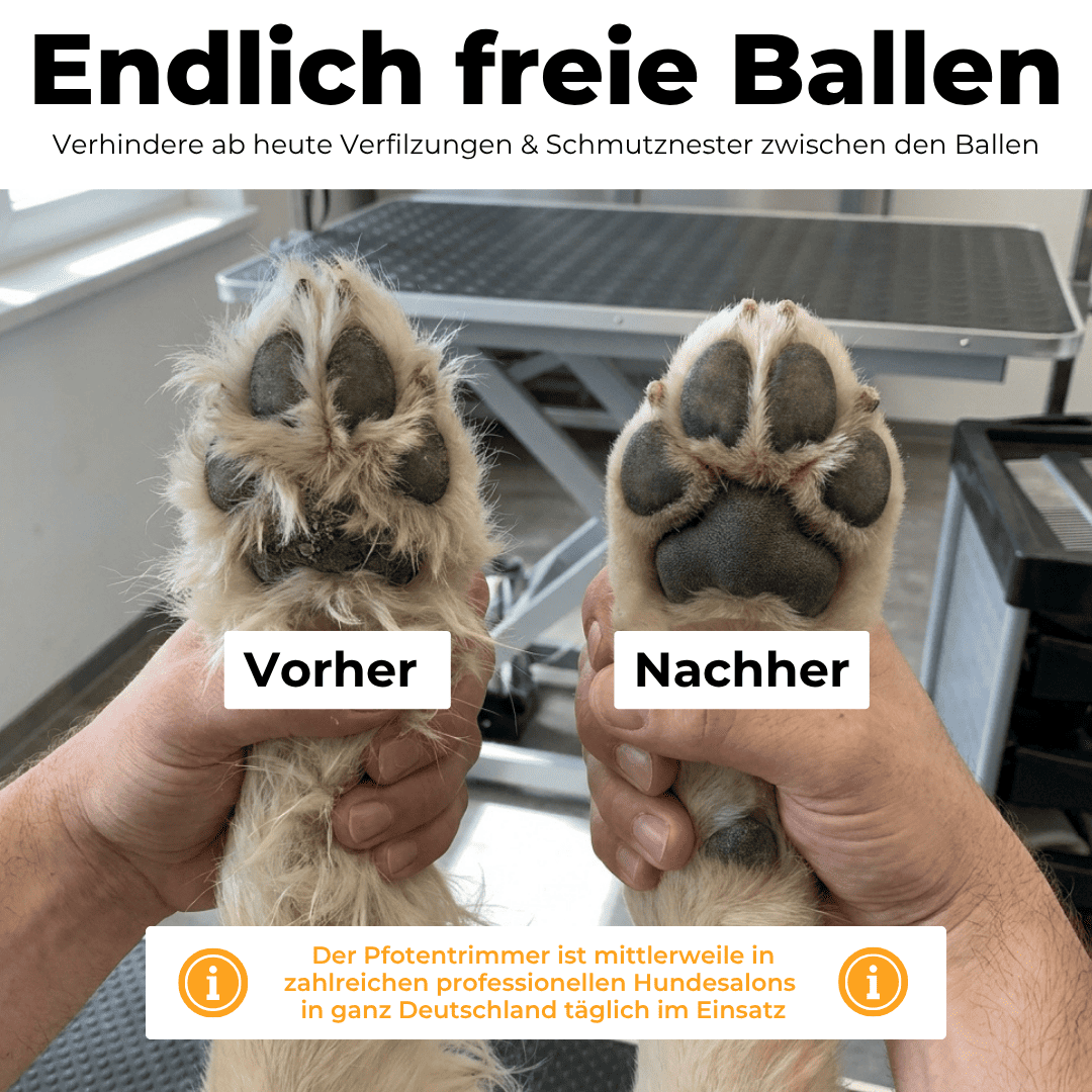 Recortadora de pelo para patas de perro