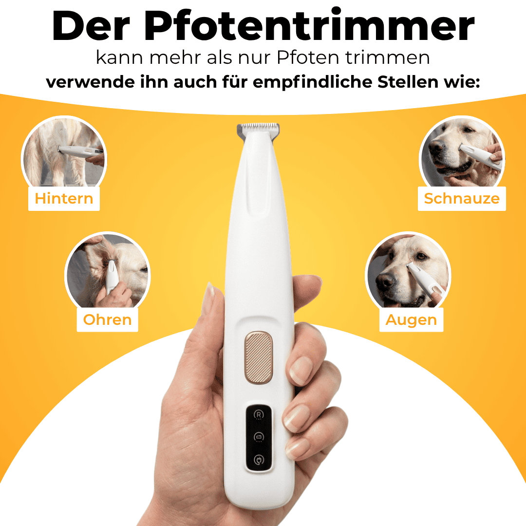 Recortadora de pelo para patas de perro