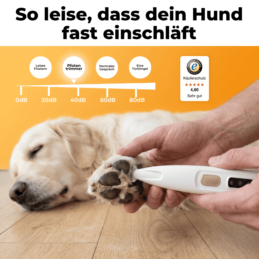 Recortadora de pelo para patas de perro