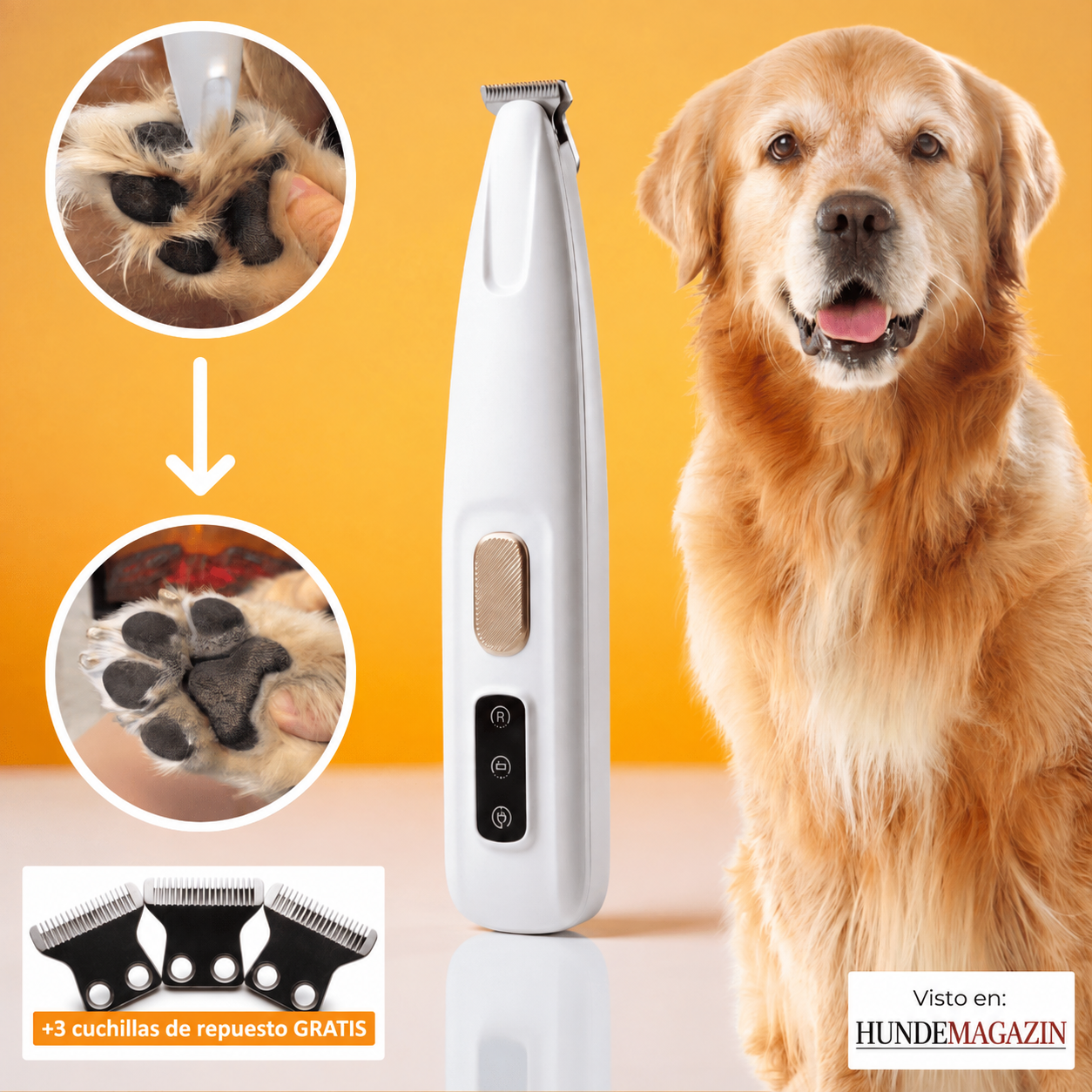 Recortadora de pelo para patas
